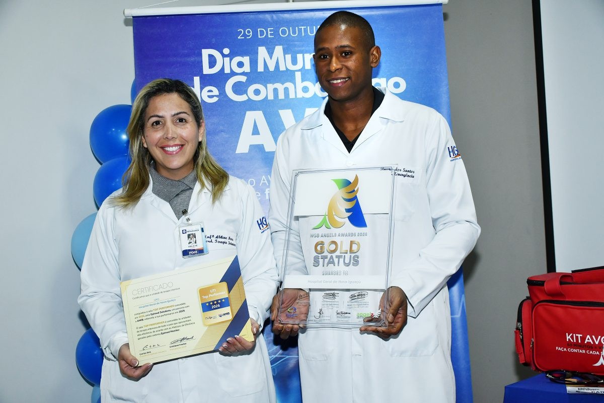 HGNI celebra Dia Mundial de Combate ao AVC com premia&ccedil;&atilde;o por excel&ecirc;ncia