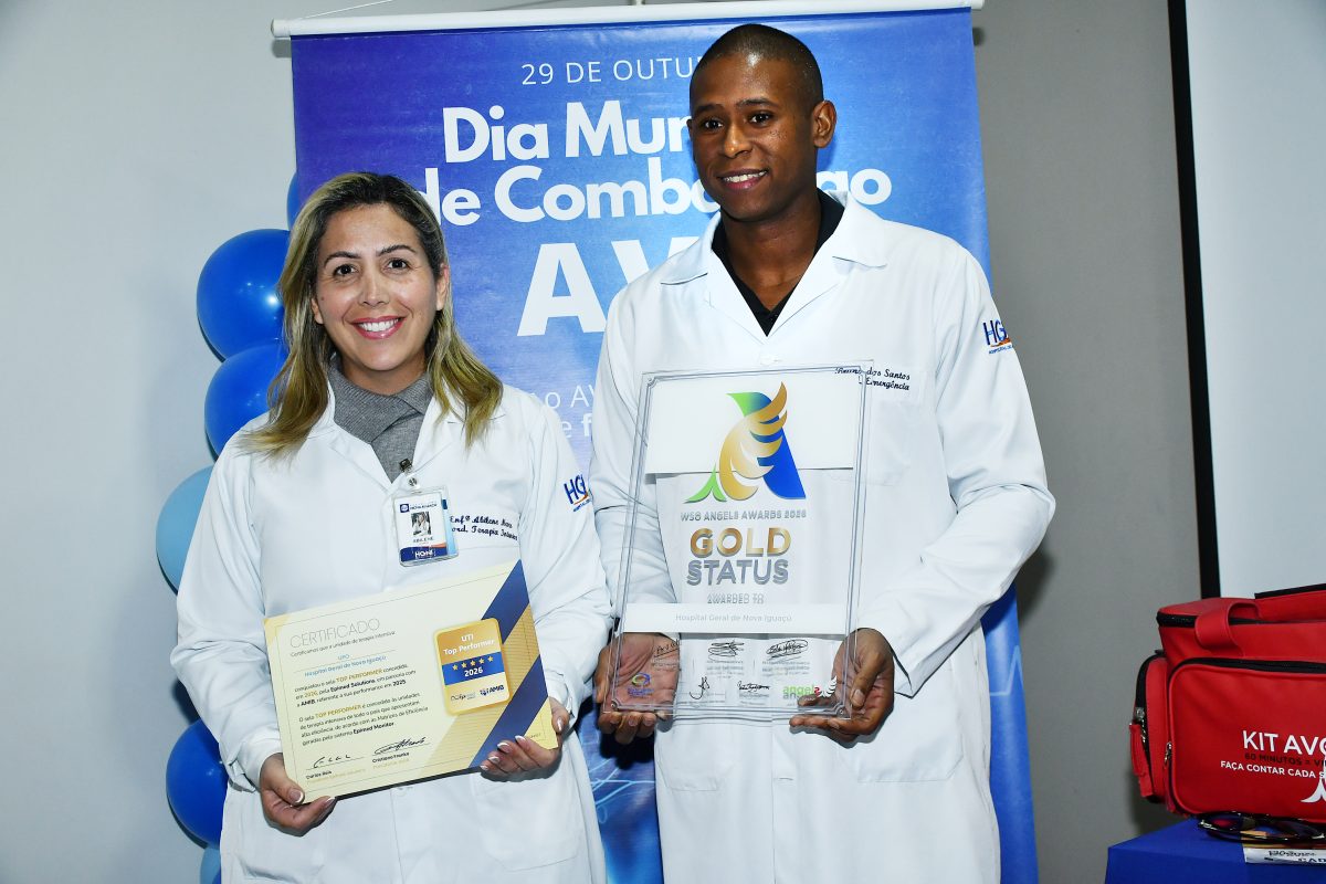 HGNI celebra Dia Mundial de Combate ao AVC com premia&ccedil;&atilde;o por excel&ecirc;ncia