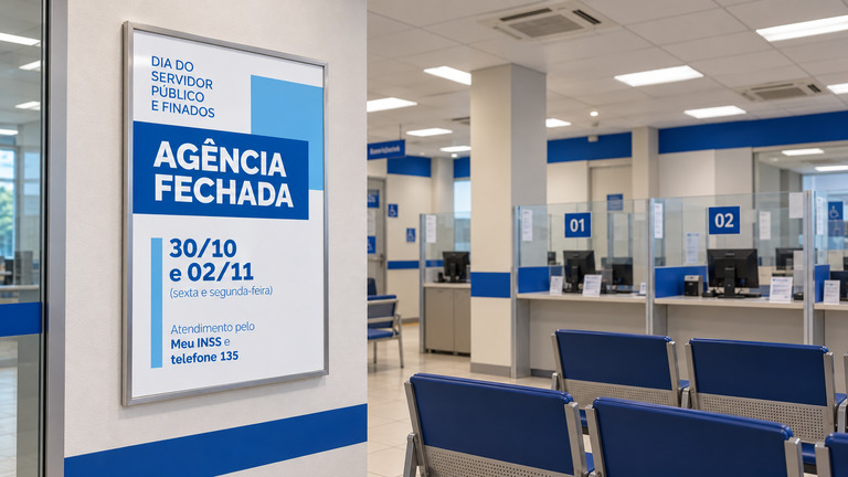 INSS fecha ag&ecirc;ncias por quatro dias seguidos