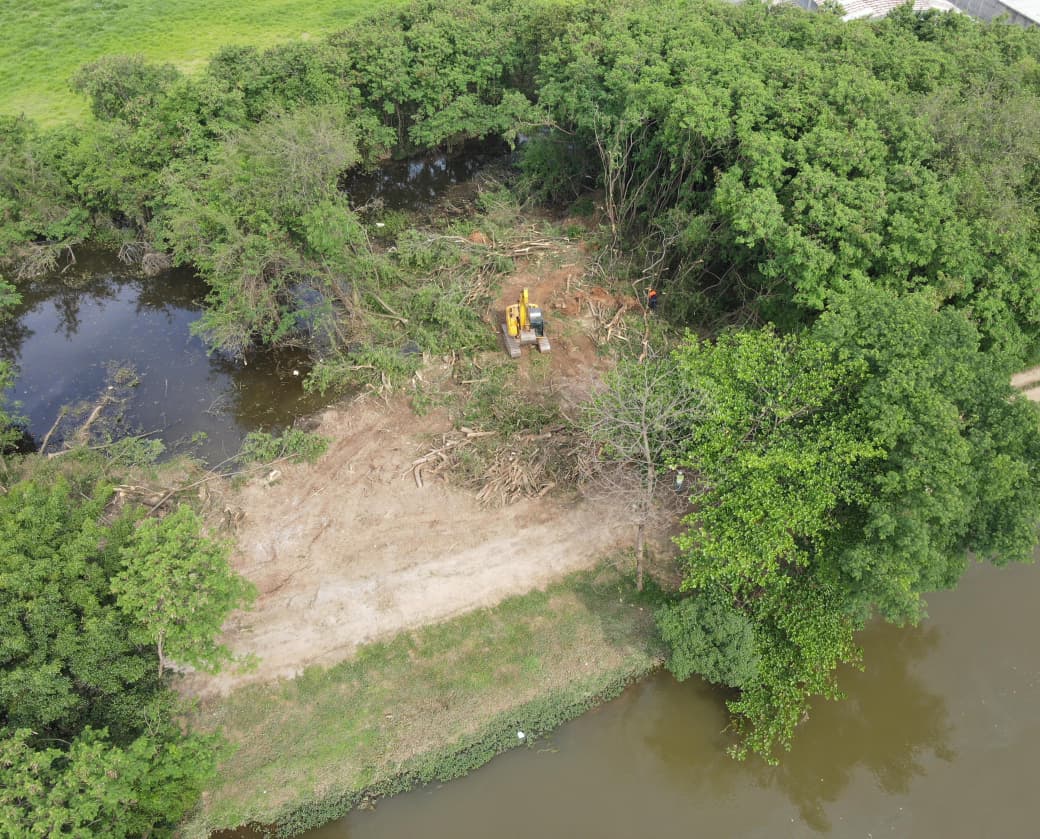 Justi&ccedil;a barra obra na Marginal do Rio Sorocaba por impactos